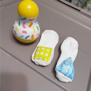 Lovevery Tummy Time Wobbler and Socks Set